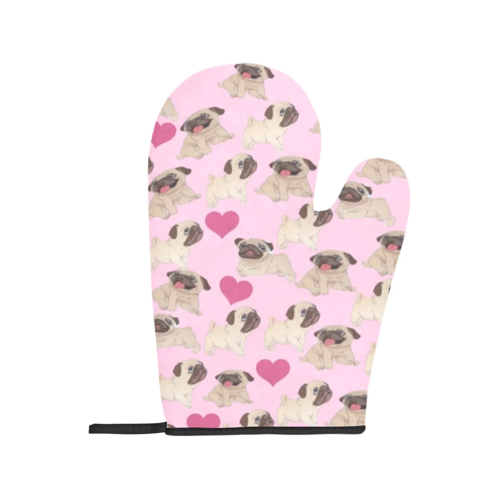 Pug Oven Mitts & Pot Holders (4 Piece Set)