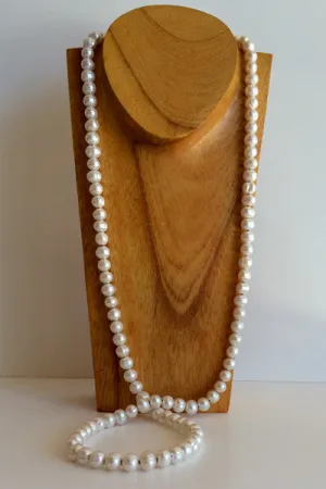 "Modern Classic" Freshwater Pearl Necklace