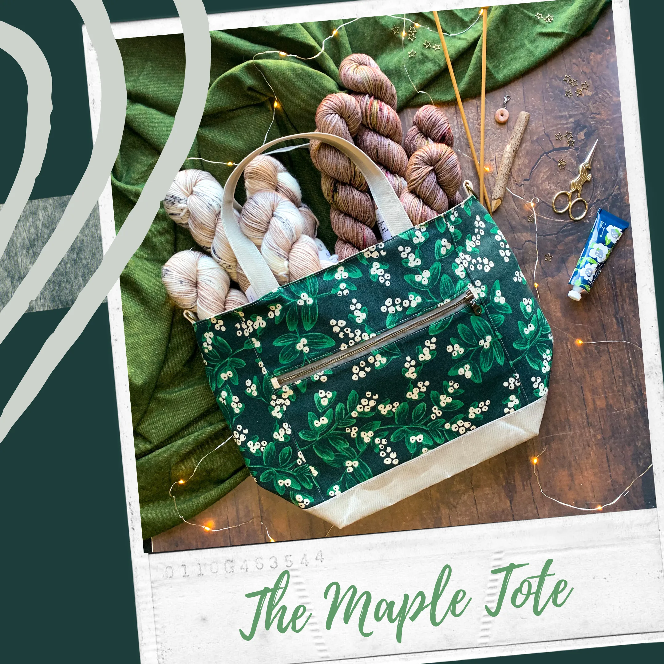 "Nutcracker*- Ready to Ship- Zippered Knitting Project Bag