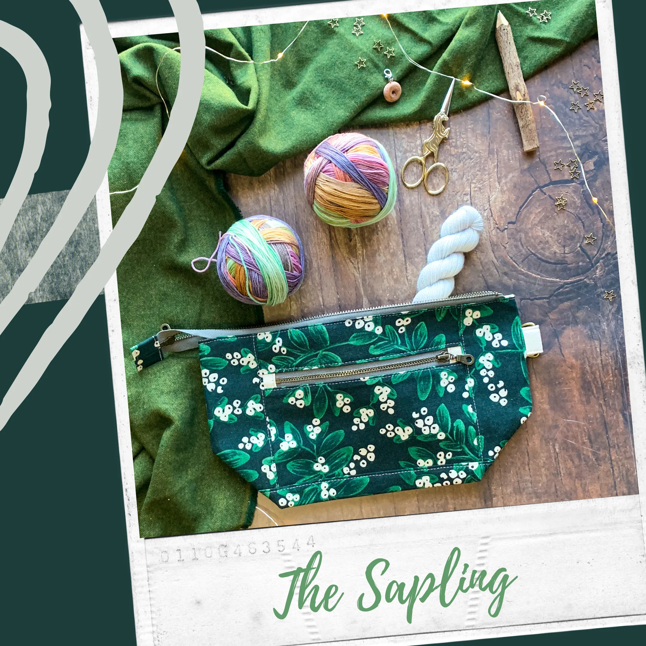"Nutcracker*- Ready to Ship- Zippered Knitting Project Bag