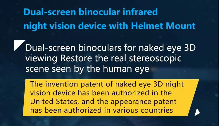 RECON GS2  Military Goggles Type Night Vision Binoculars HD Helmet Mountable Digital Infrared Night Vision