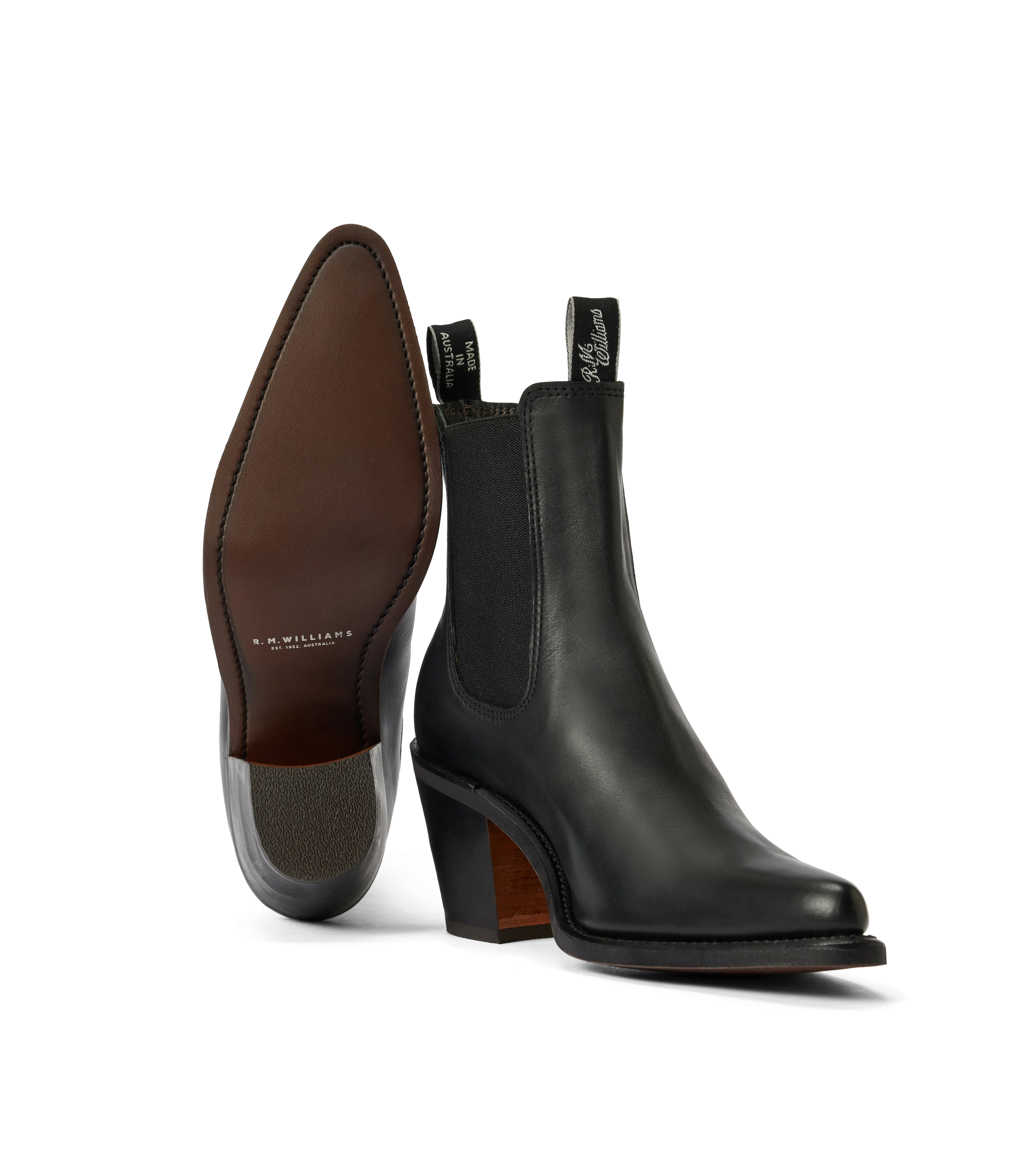 R.M. Williams Maya Boot - D Fit - Ebony