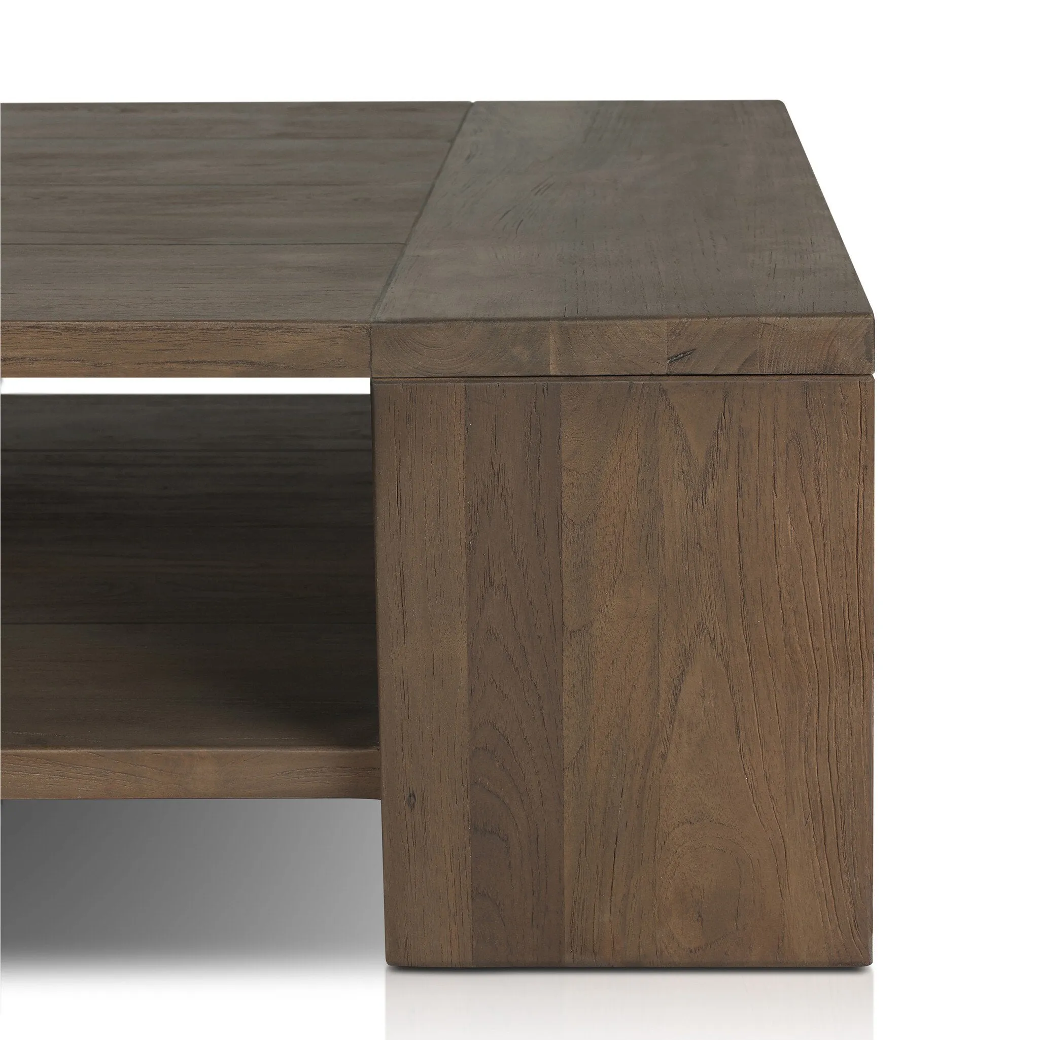 Roca Outdoor Coffee Table - Stained Heritage Brown-FSC