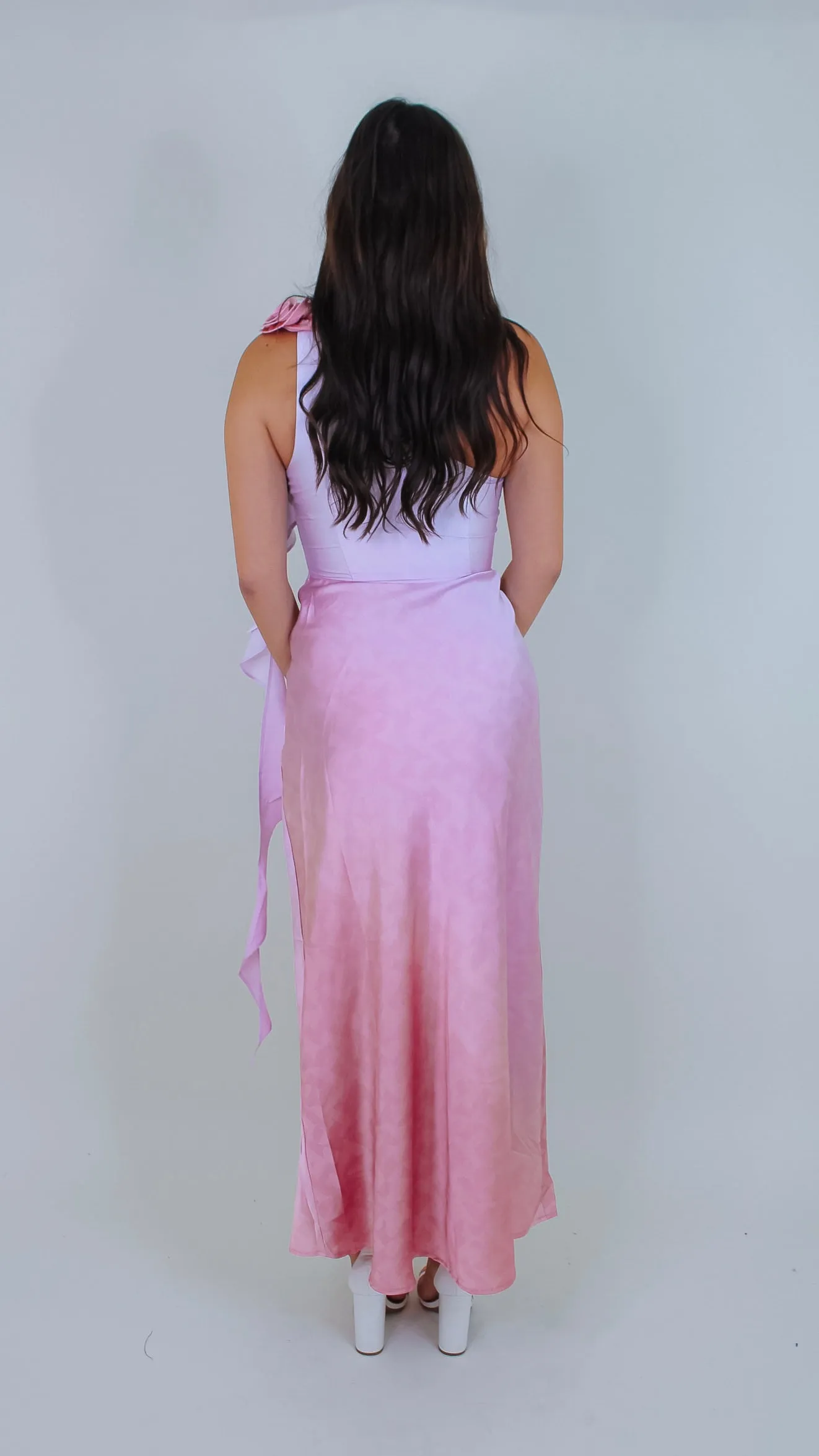 Sabrina Pink One Shoulder Dress