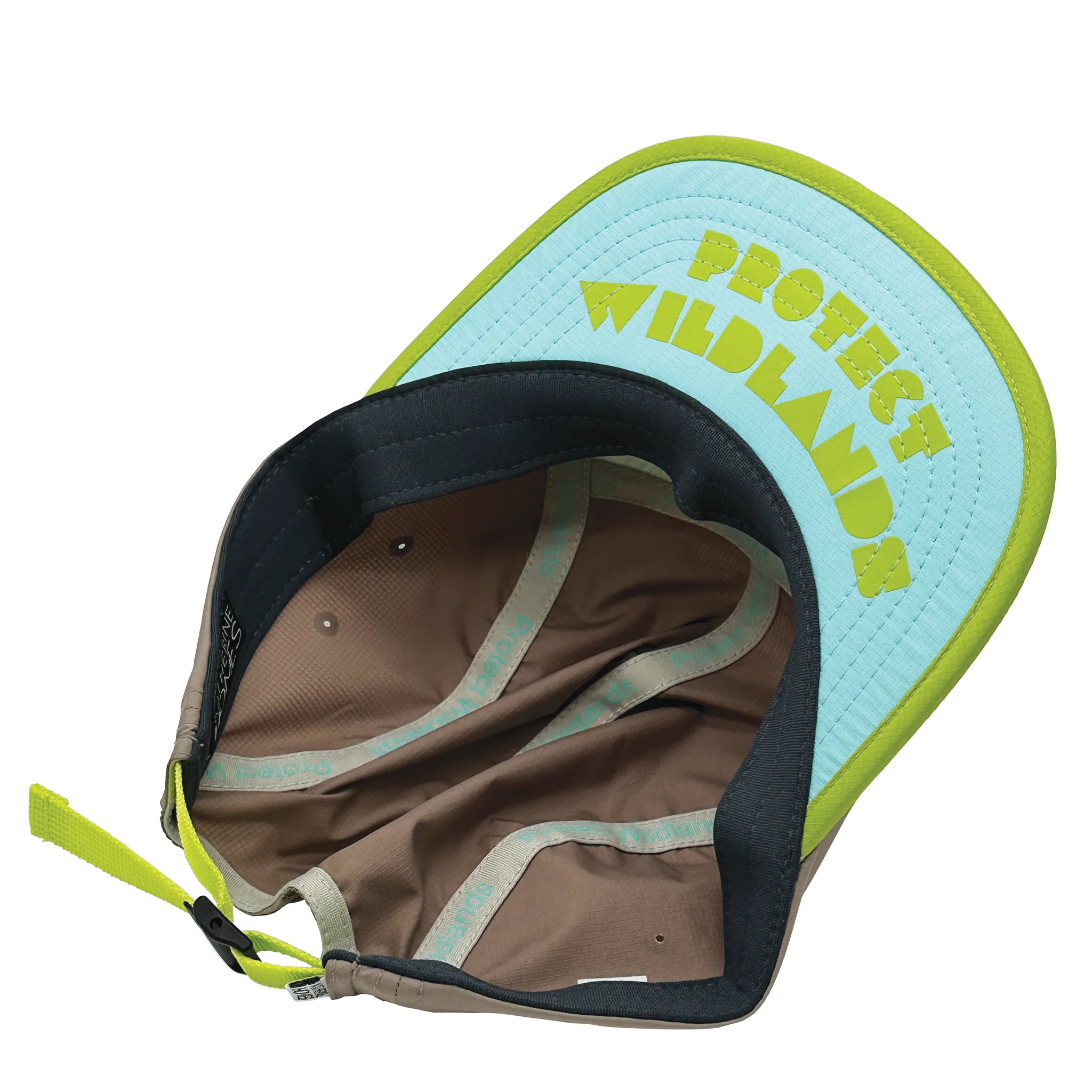 Sagebrush and Wildflowers  Travel and Running Hat | Aqua and Green