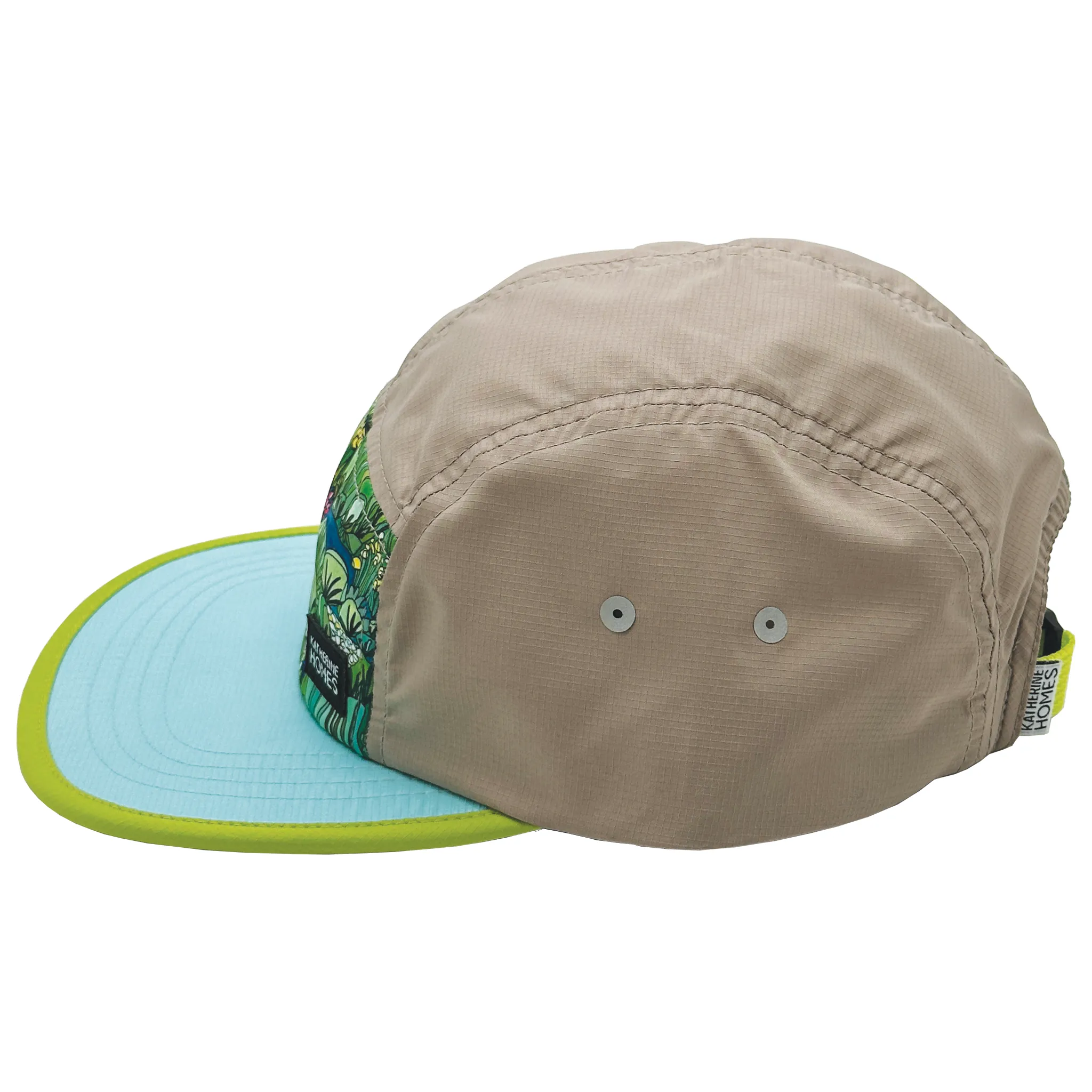Sagebrush and Wildflowers  Travel and Running Hat | Aqua and Green