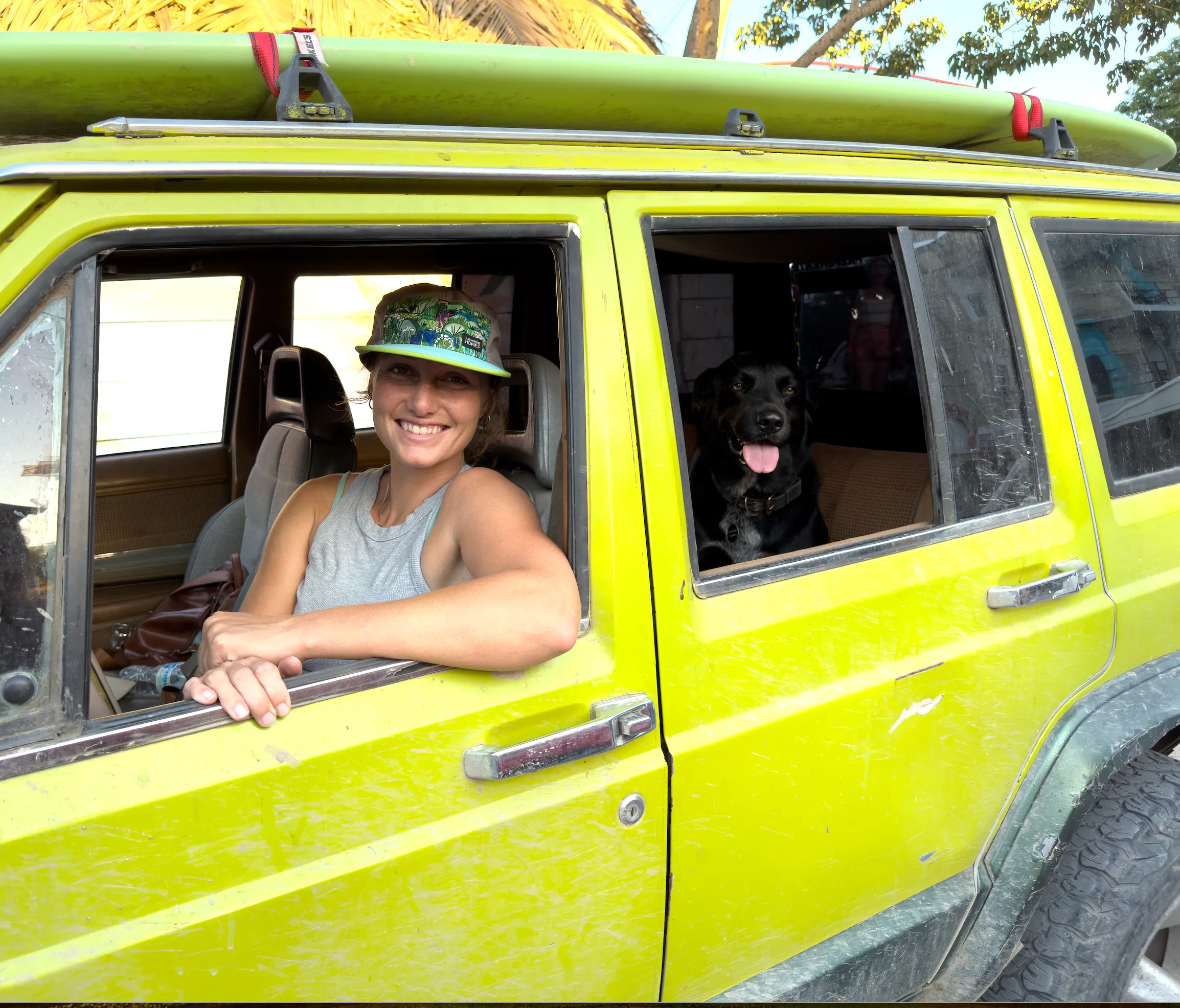 Sagebrush and Wildflowers  Travel and Running Hat | Aqua and Green