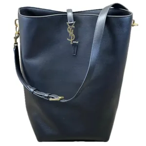 Saint Lauren Le 37 Long Bag, Grained Leather - Black