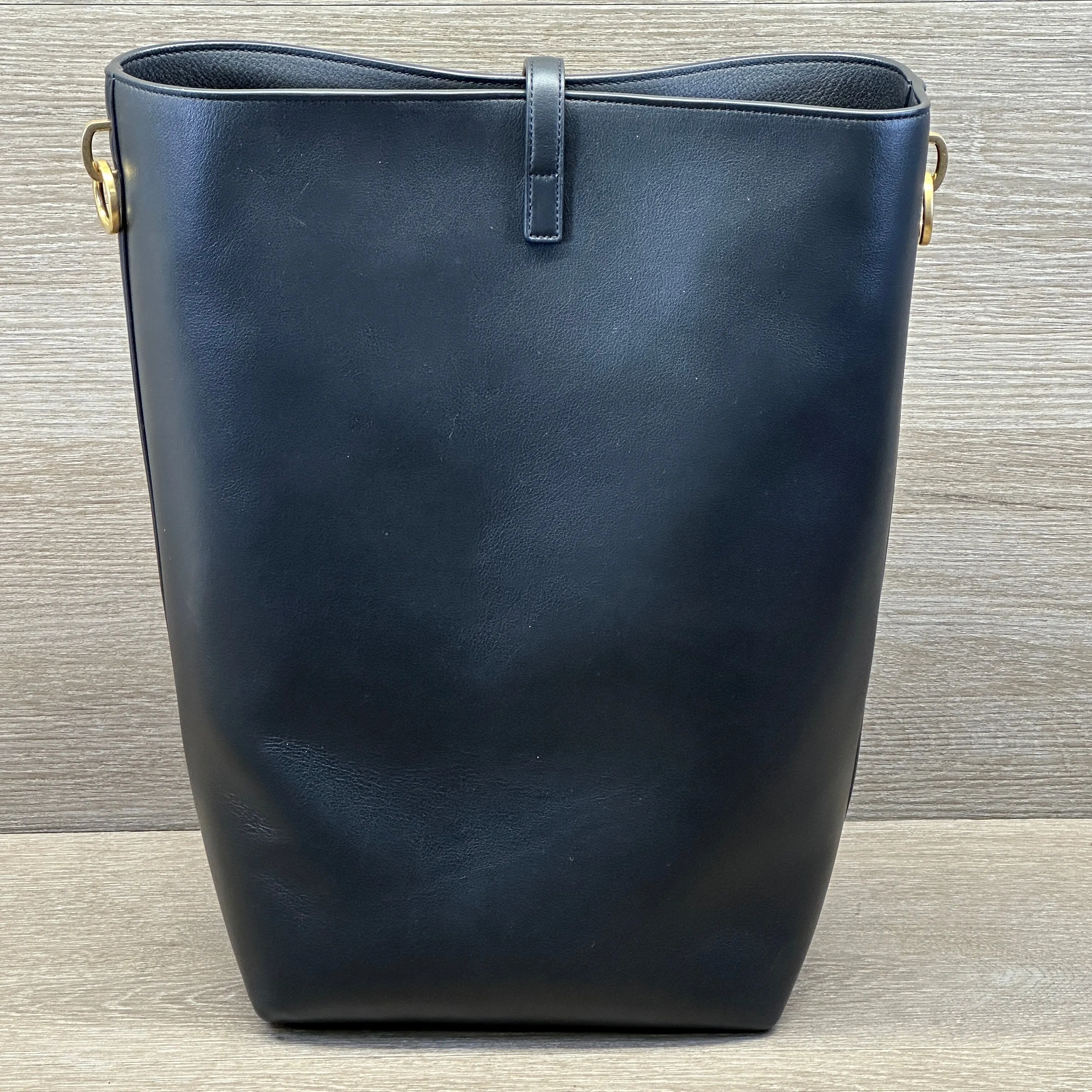 Saint Lauren Le 37 Long Bag, Grained Leather - Black