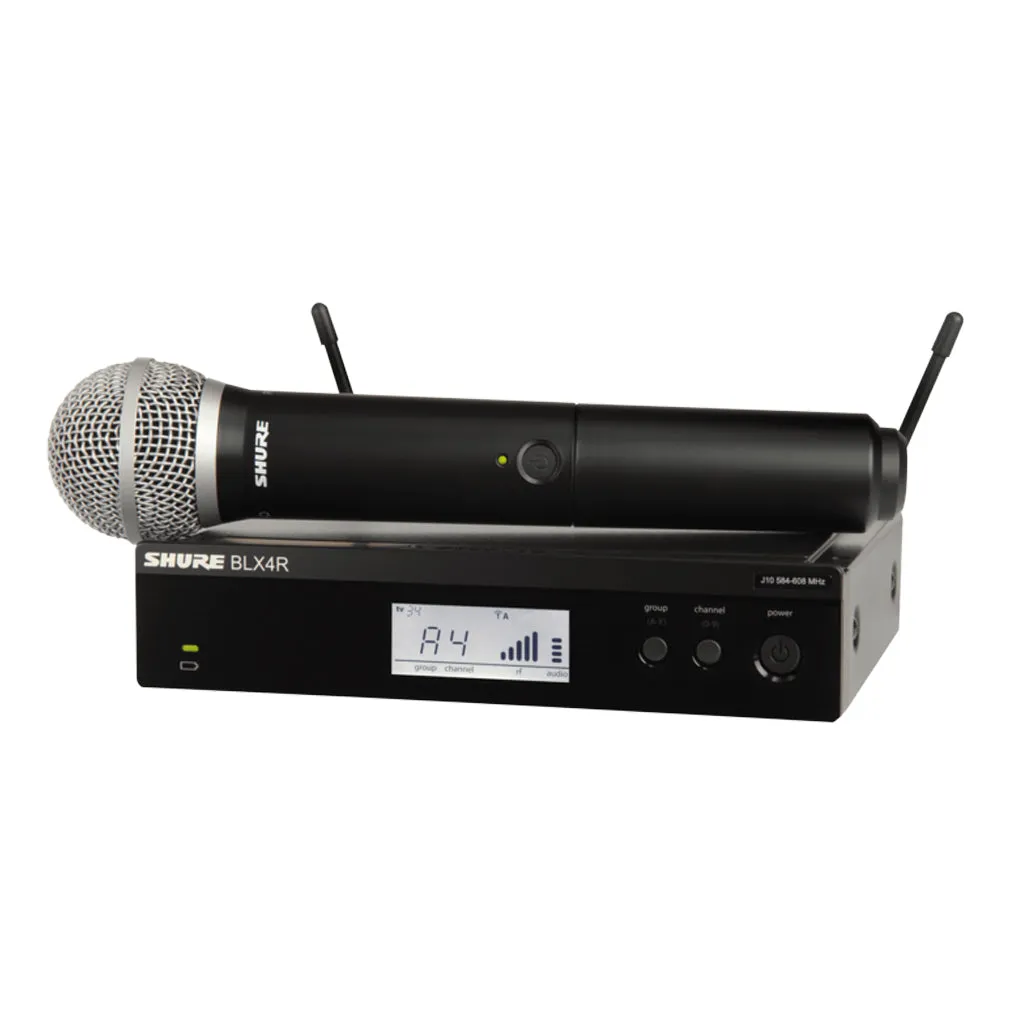Shure BLX24R/PG58 Wireless 1/2R Handheld System (M17: 662-686MHz)