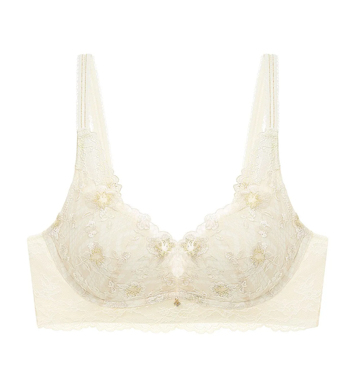 Shuting Qiu Collaboration Non-Wired Push Up Deep V Bra