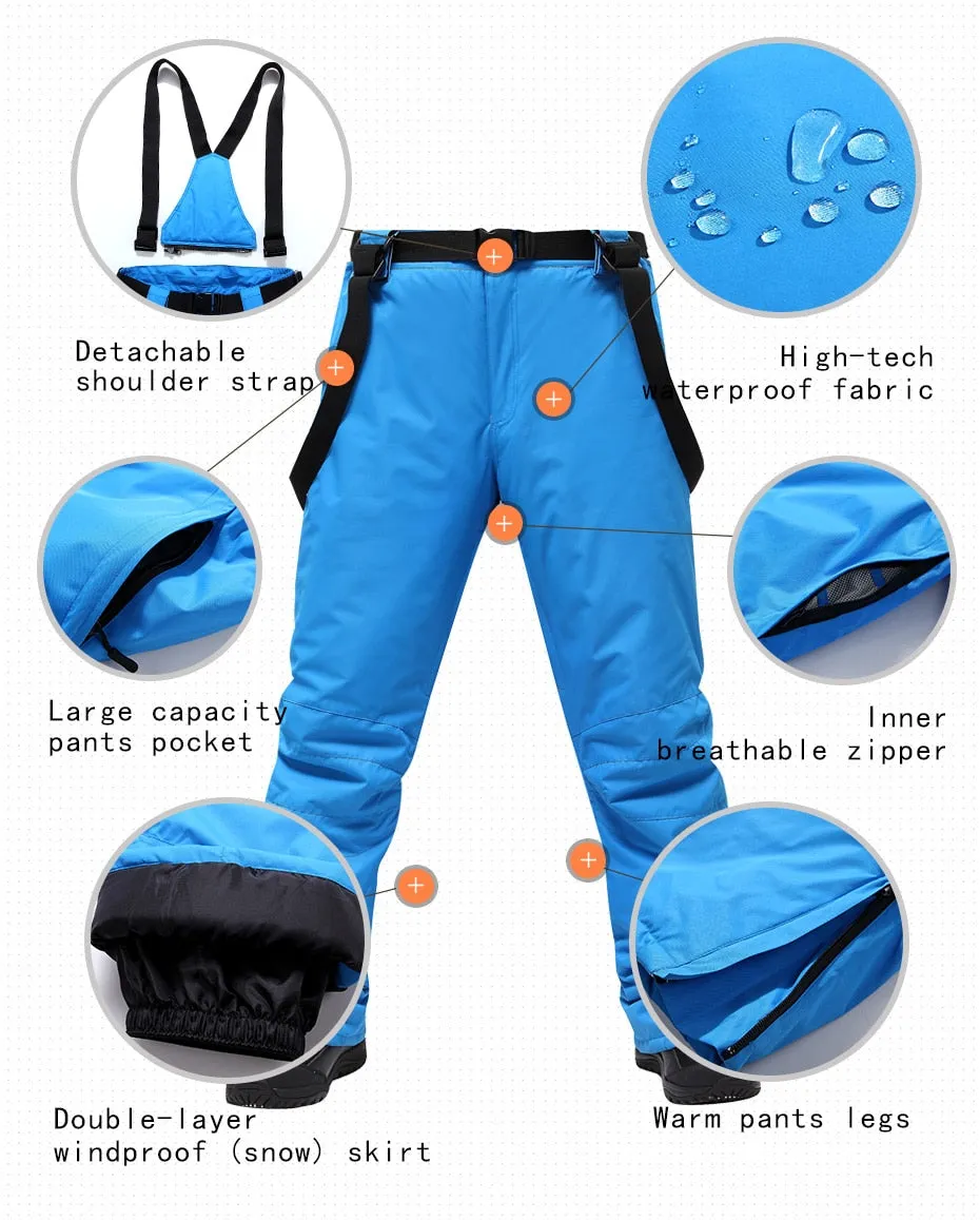 Ski Pants Snowboarding Trousers for Men