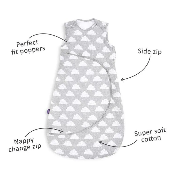 SnuzPouch Sleeping Bag 1.0 Tog (6-18 months) - Cloud Nine