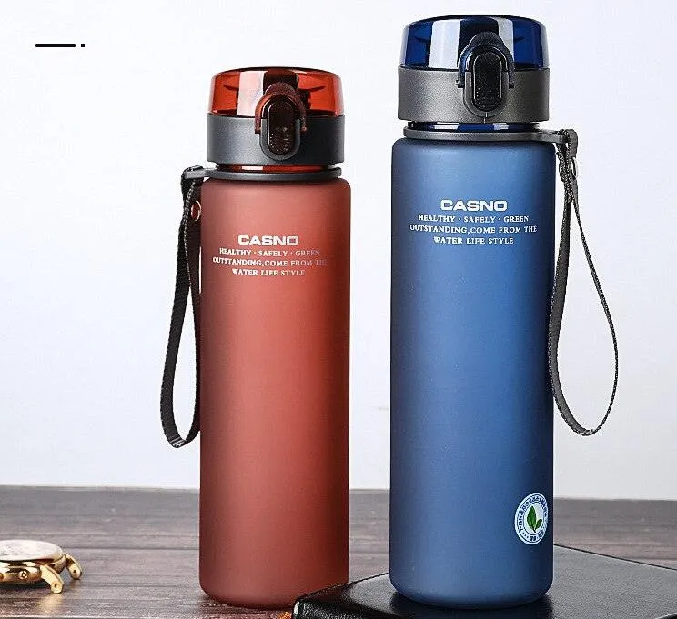 Sports Water Bottle Leak Proof  High Quality Hiking Camping Gym Portable 400ml 560ml BPA Free
