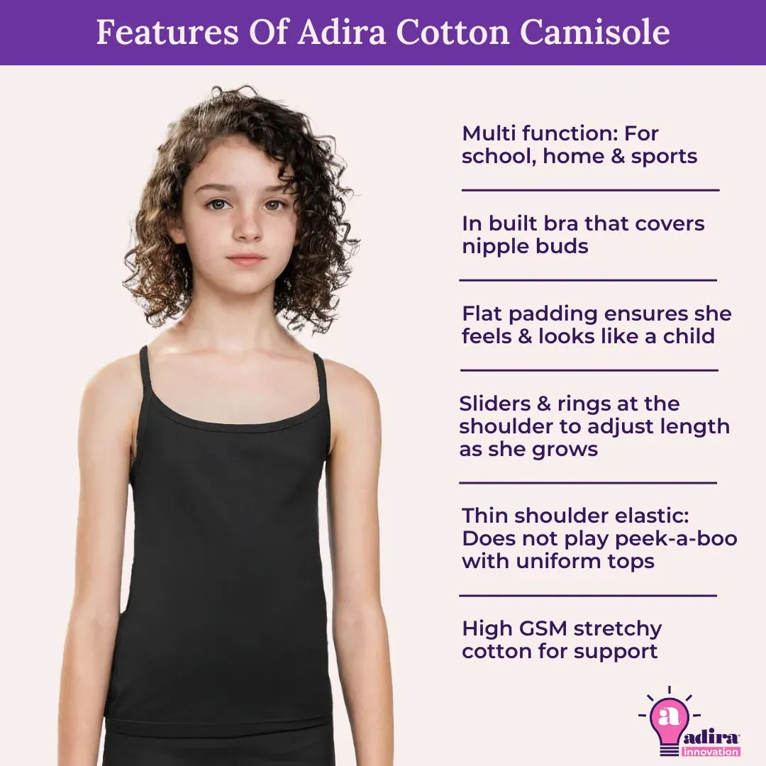 Starter Cami & Bra Combo | Flat Padding | Wireless | For Puberty