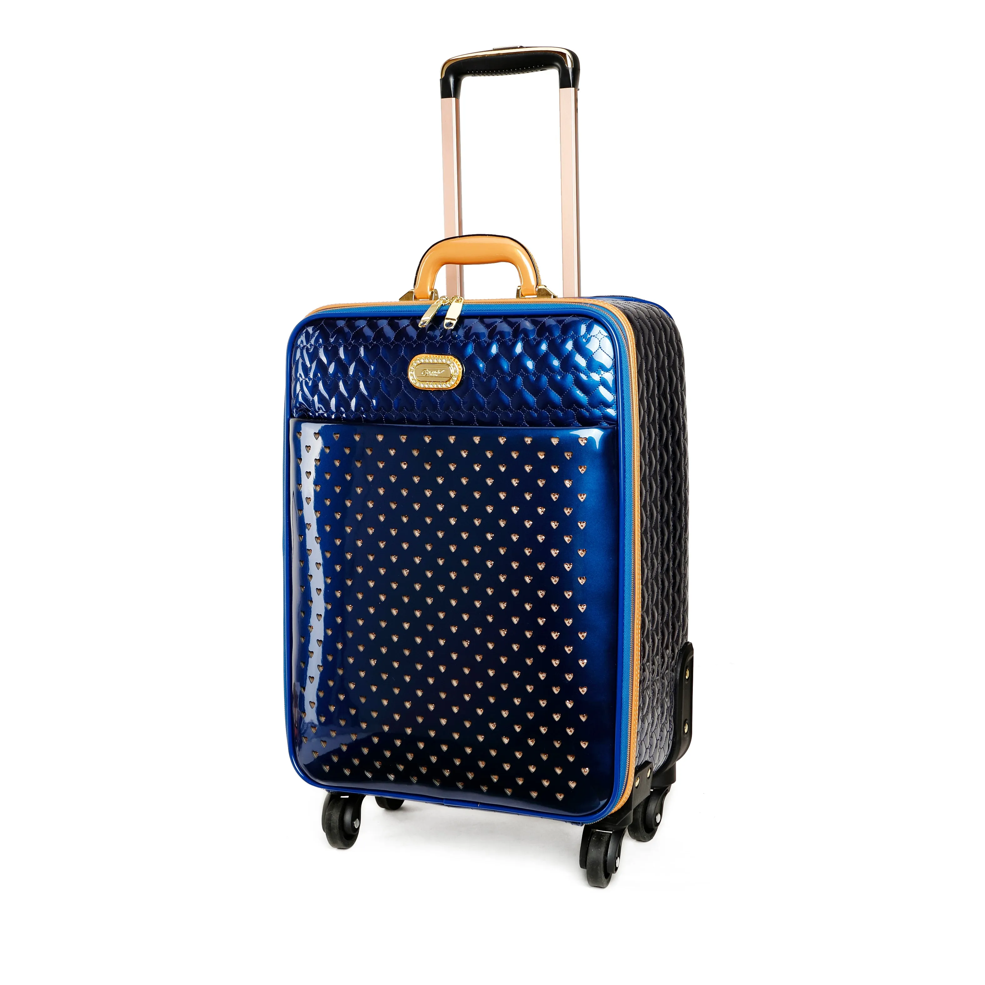 Starz Art Retro 3PC Set | Luxury Women Tote Bag Set with Spinning Wheels [RZL6669-3pcs/Set]