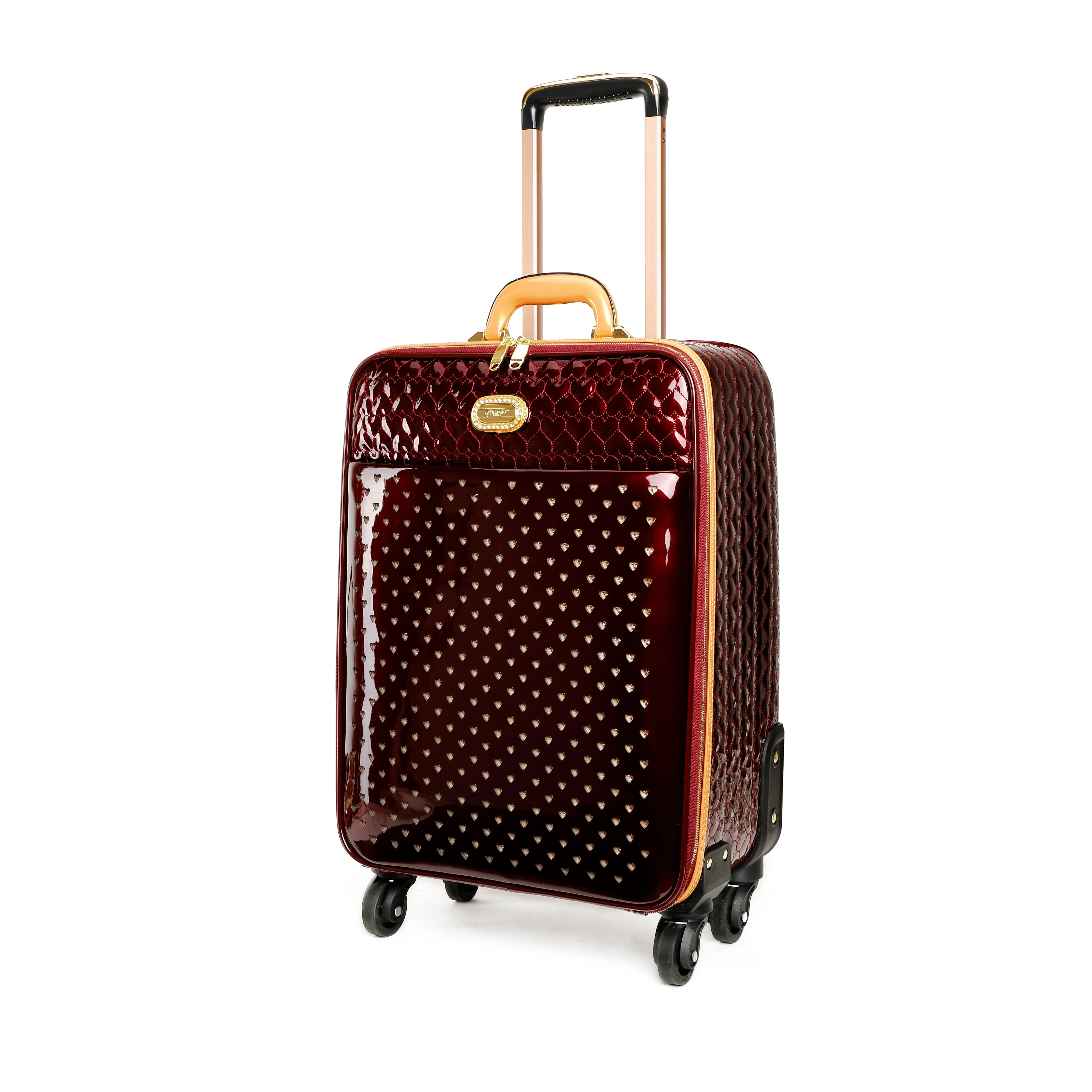 Starz Art Retro 3PC Set | Luxury Women Tote Bag Set with Spinning Wheels [RZL6669-3pcs/Set]