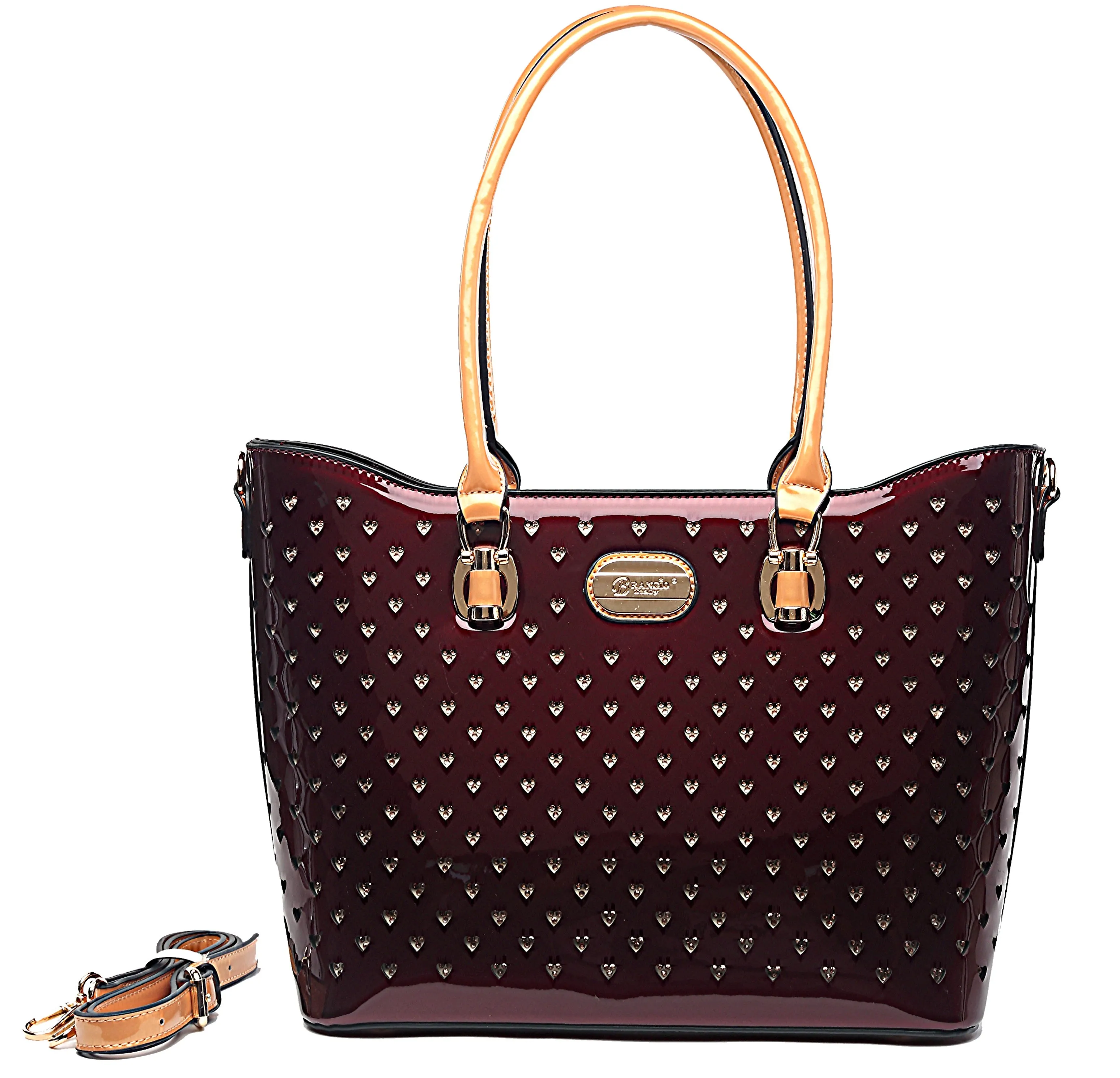Starz Art Retro 3PC Set | Luxury Women Tote Bag Set with Spinning Wheels [RZL6669-3pcs/Set]