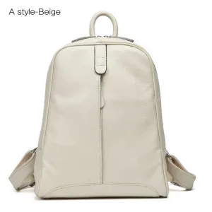 Stylish Genuine Leather Women's Backpack by ZENCY