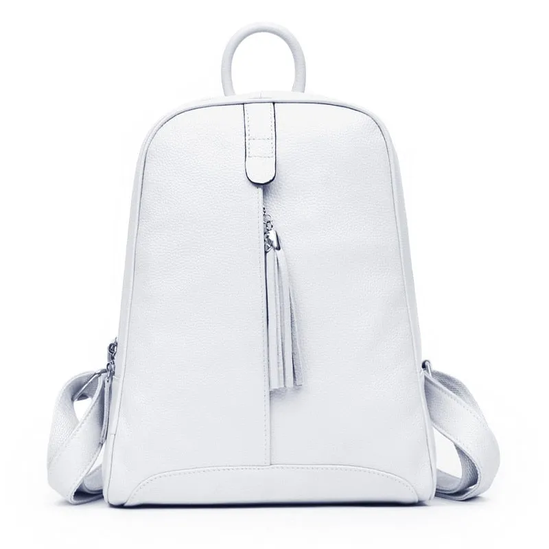 Stylish Genuine Leather Women's Backpack by ZENCY
