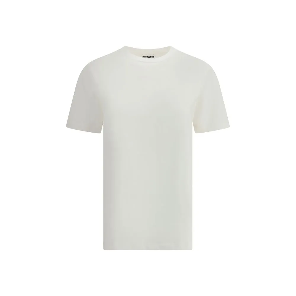 T-Shirt with leather patch