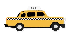 Taxi Sticker