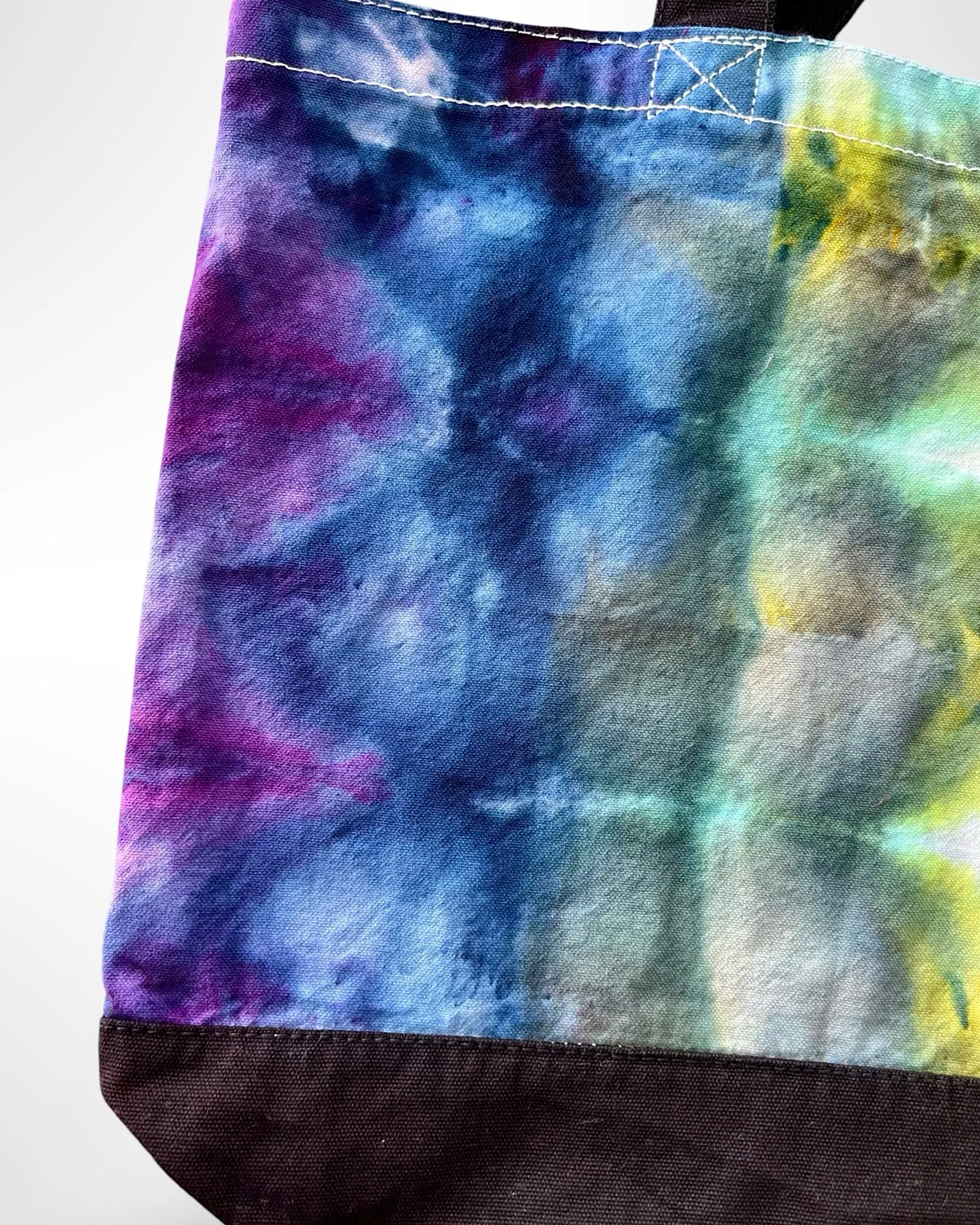 Tie Dye Canvas Tote Bag - Rainbow