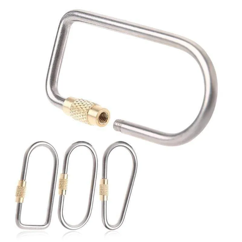 Titanium Alloy Carabiner - Camping Hook (5 pcs)