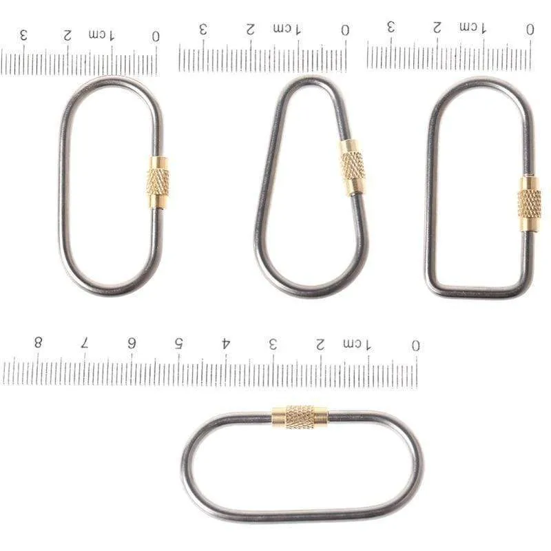 Titanium Alloy Carabiner - Camping Hook (5 pcs)