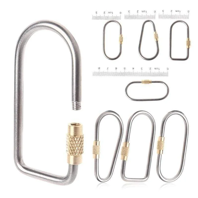 Titanium Alloy Carabiner - Camping Hook (5 pcs)