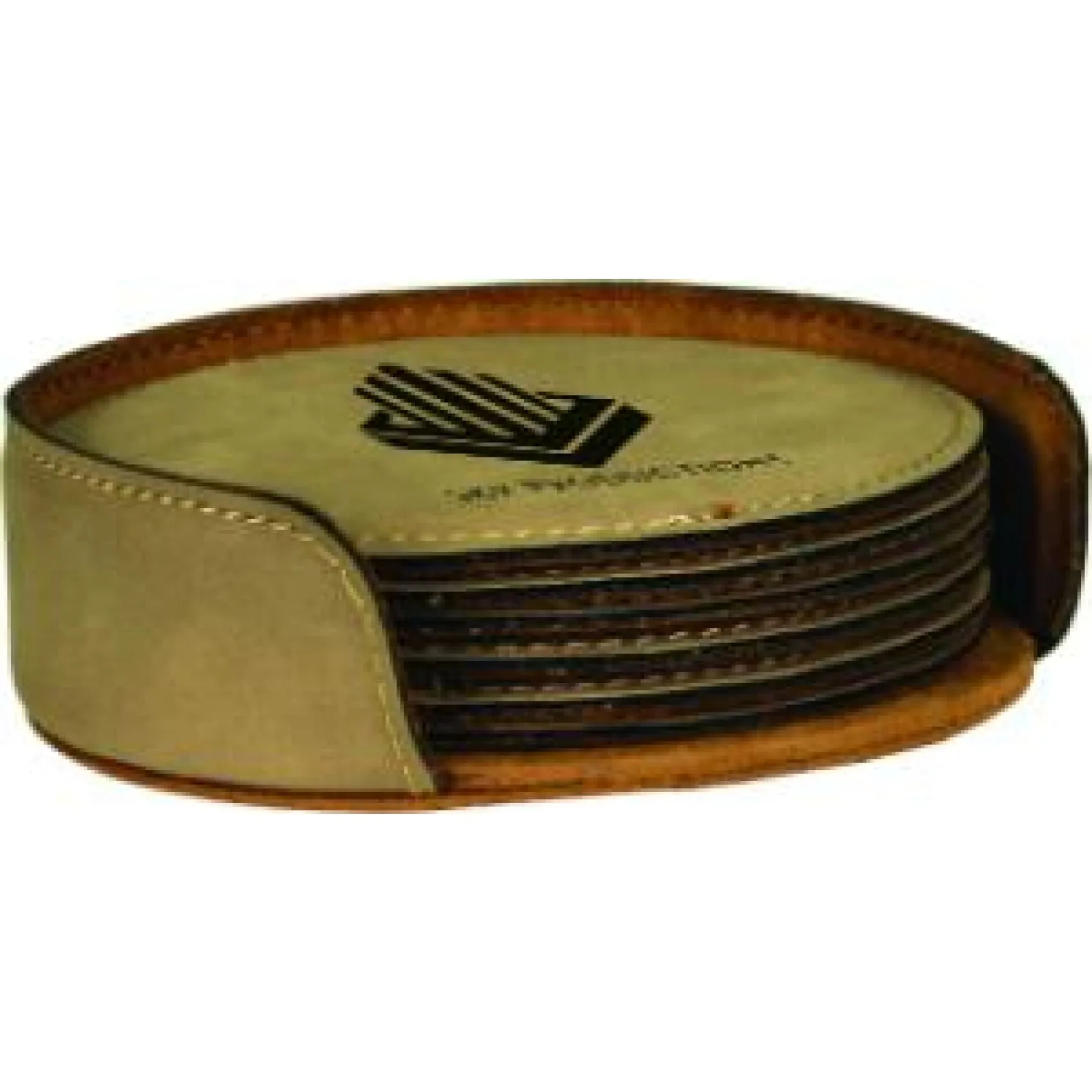 Vegan Leather Coaster Set