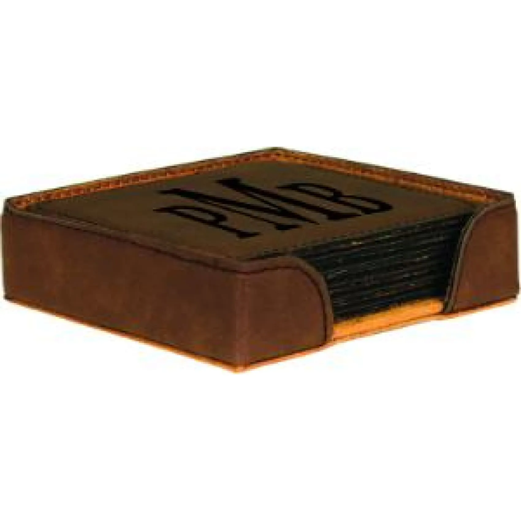 Vegan Leather Coaster Set