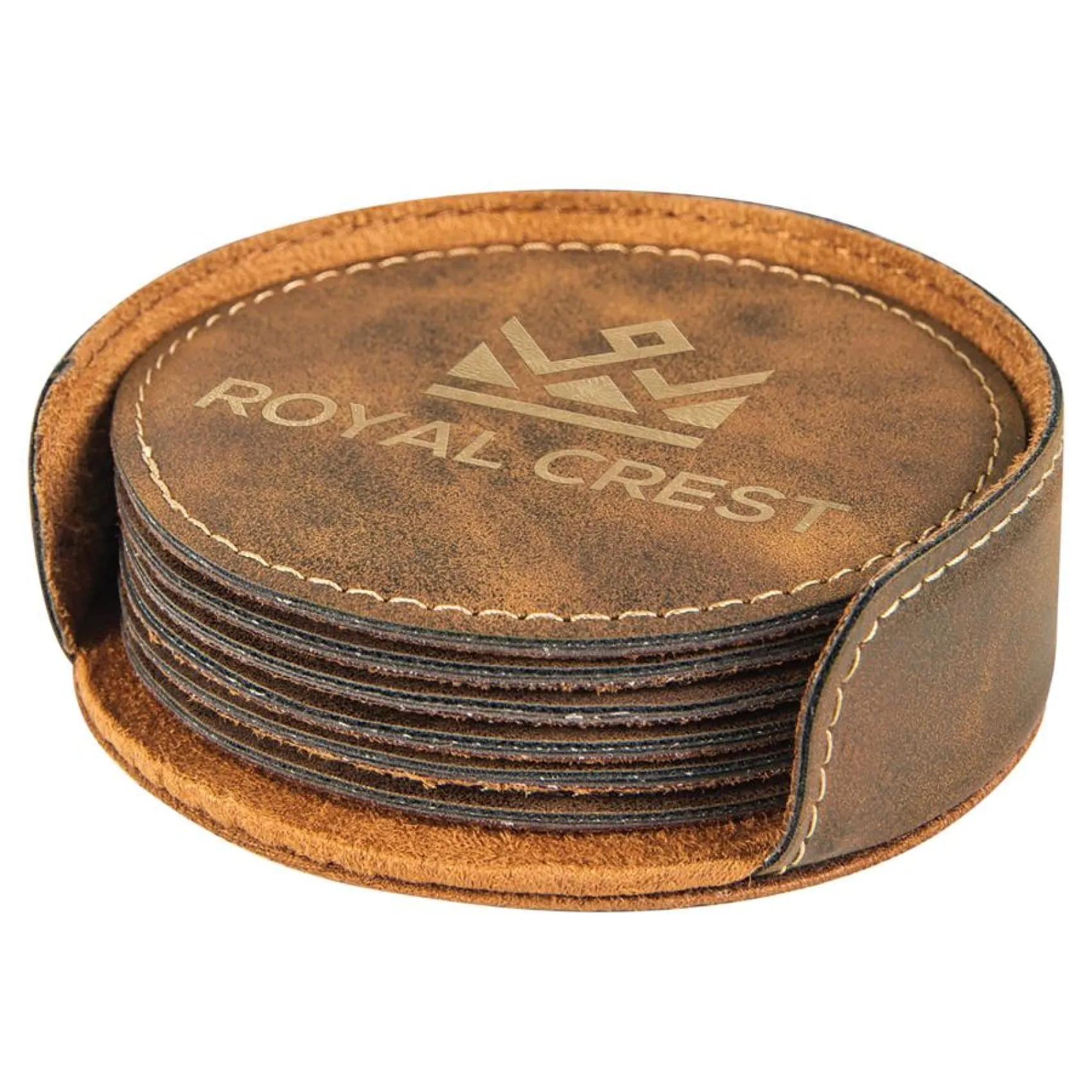 Vegan Leather Coaster Set