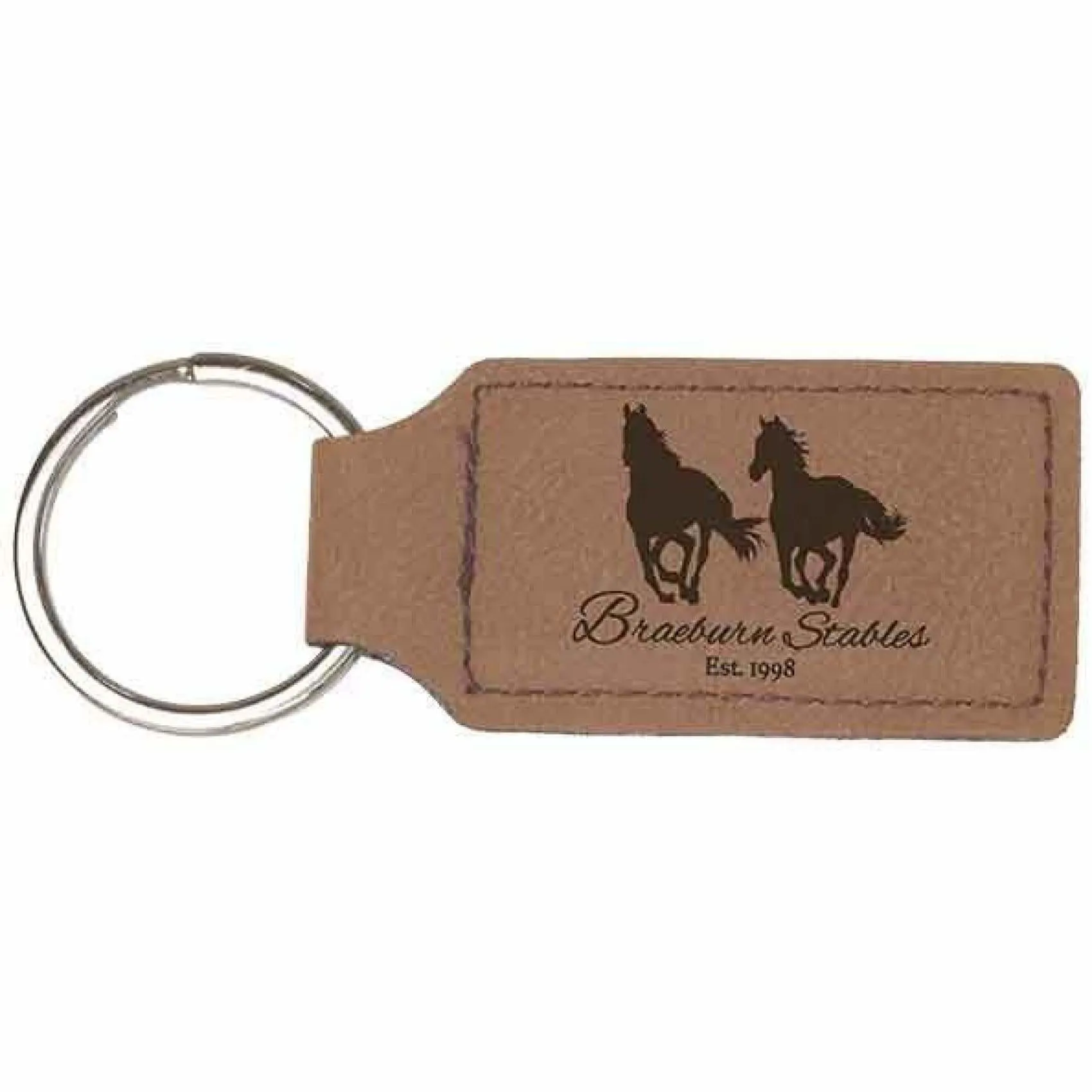 Vegan Leather Keychain