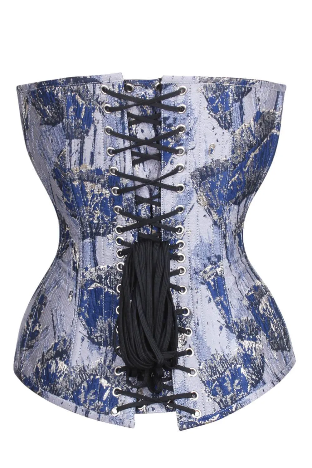 Waist Reducing Overbust Brocade Corset (ELC-401)