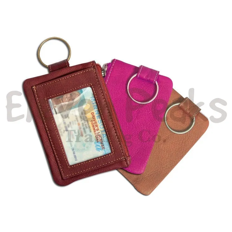 Walnut Canyon Leather ID Pouch/Keychain