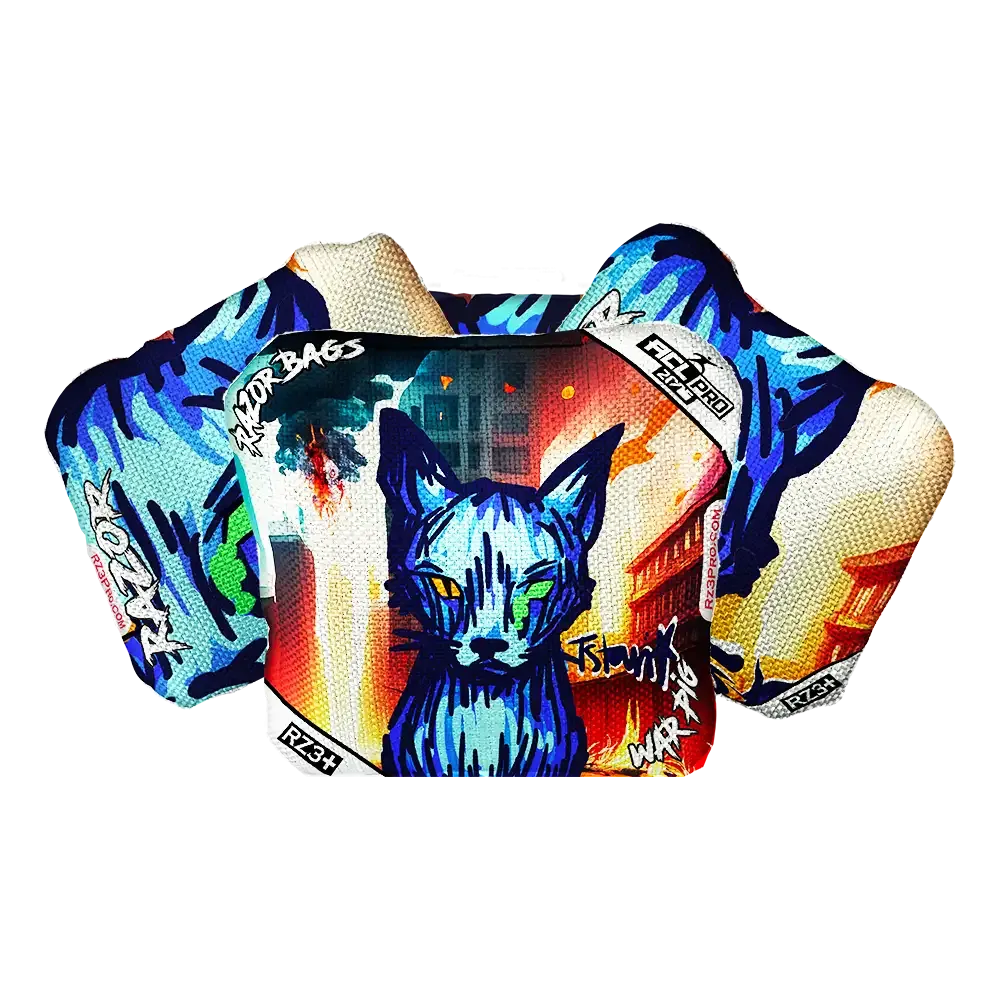 War Pig | KAOS KITTY | ACL PRO Razor Cornhole Bags