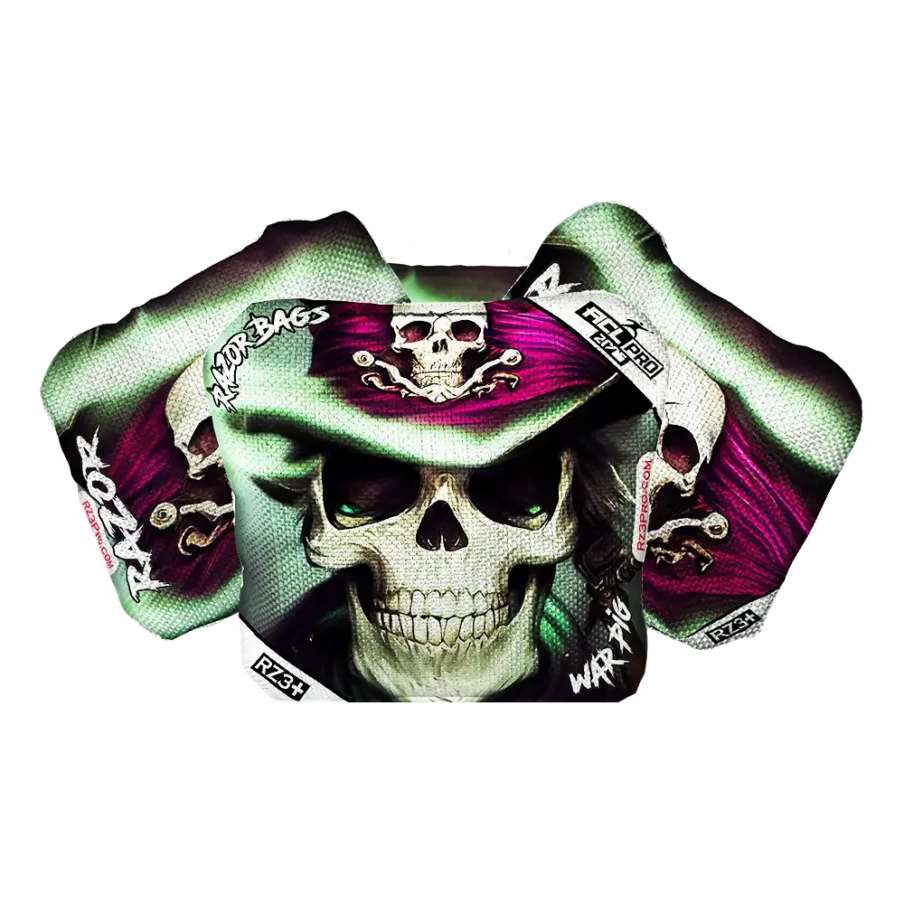 War Pig | Pirate | ACL PRO Razor Cornhole Bags