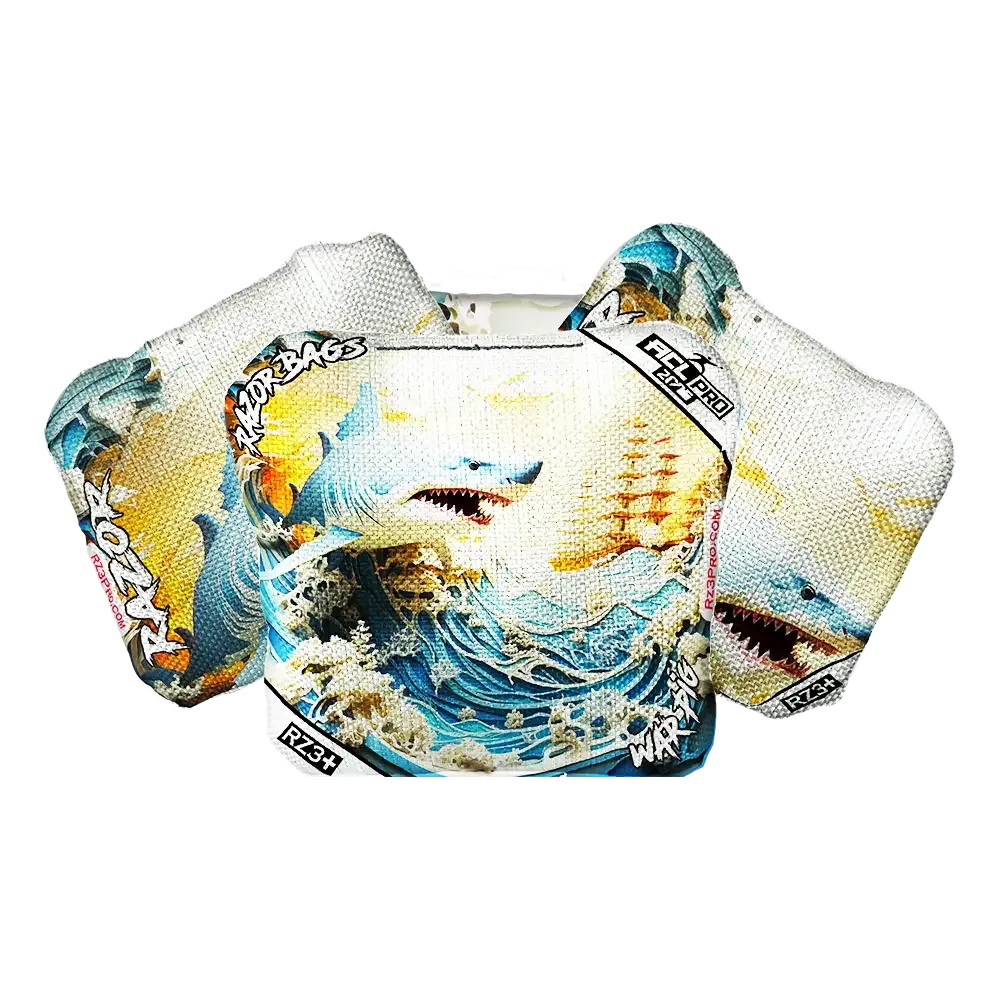 War Pig | Shark 3D | ACL PRO Razor Cornhole Bags