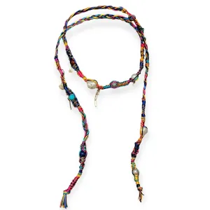 Whimsical Rainbow Smoking Day Dream Diamond Rockstar Lariat