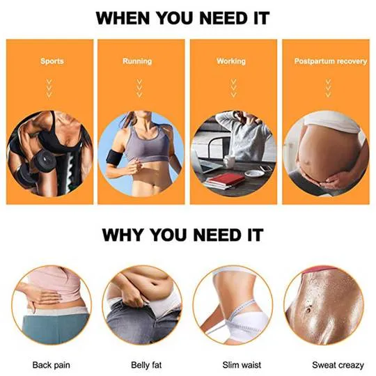 Women Waist Trainer Sauna Belt