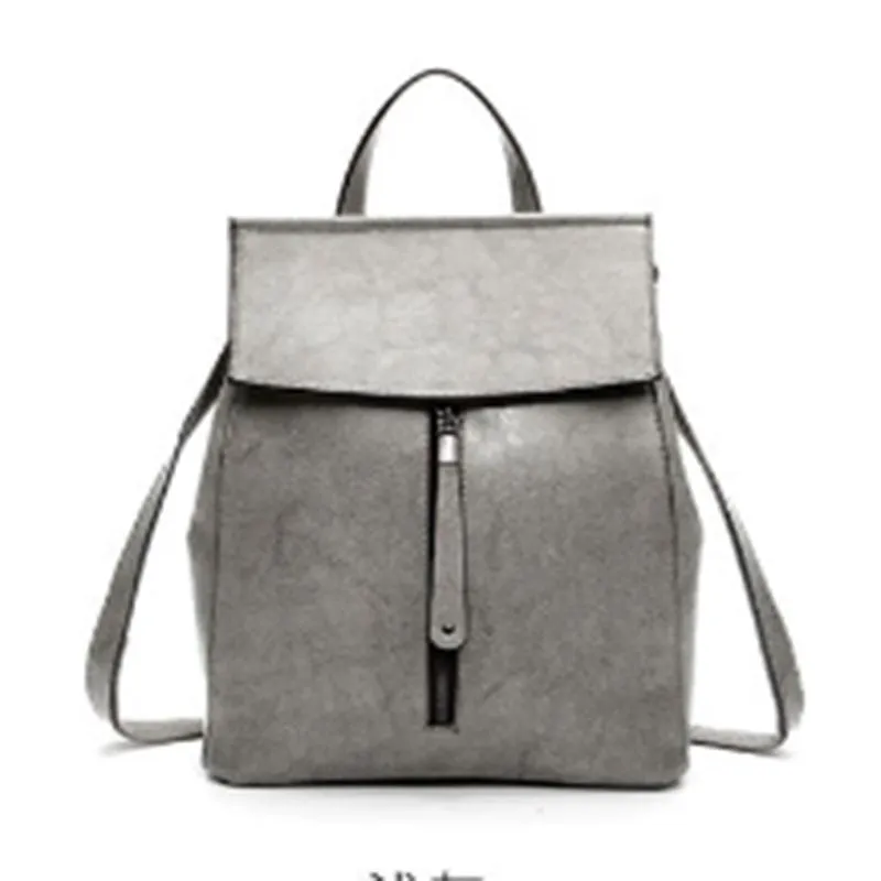 Women's Fashion Genuine Leather Retro Oil Wax Bags