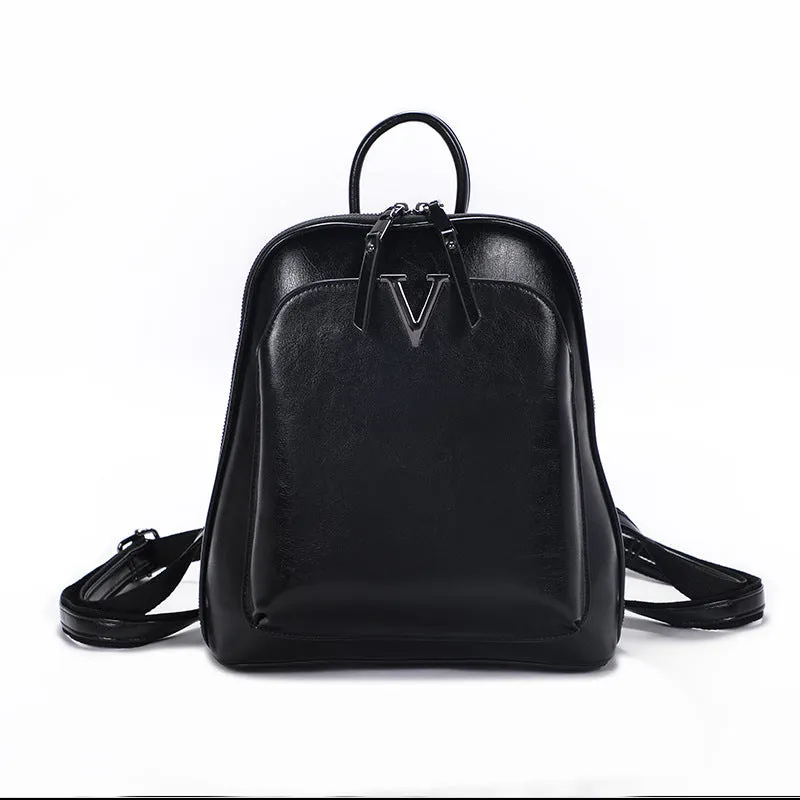 Women's Leather Fashion Classic Multifunctional College Style Bags