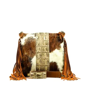Wynonna - Tricolor w/ Ivory Jumbo Croc