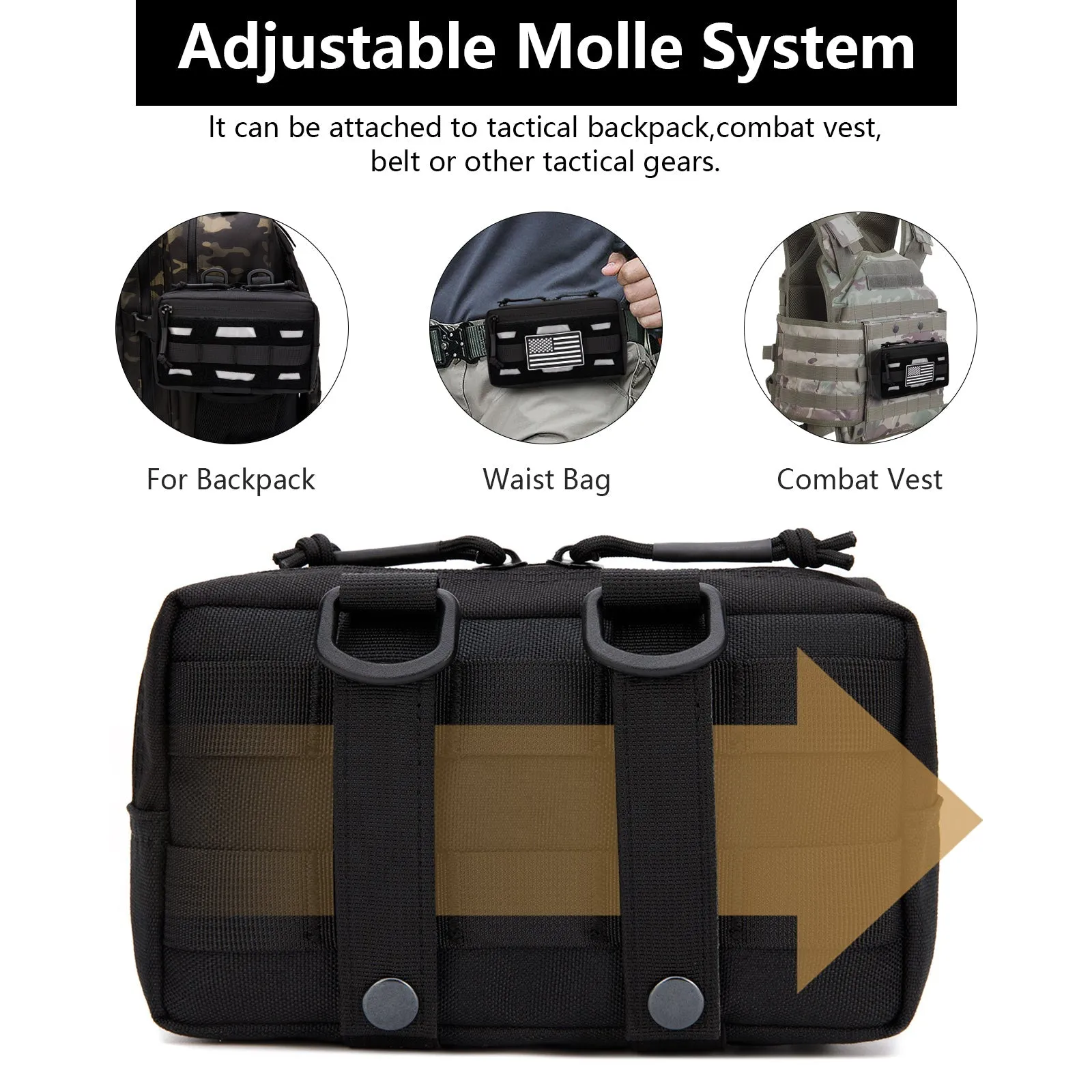 Zero North Reflect Horizontal Pouch